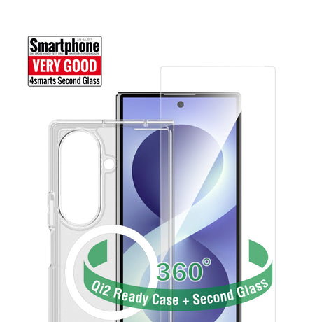 Samsung Galaxy Z Fold8 Ultra 4Smarts 360° Protection Set with Case & Screen Protection Glass - Transparent