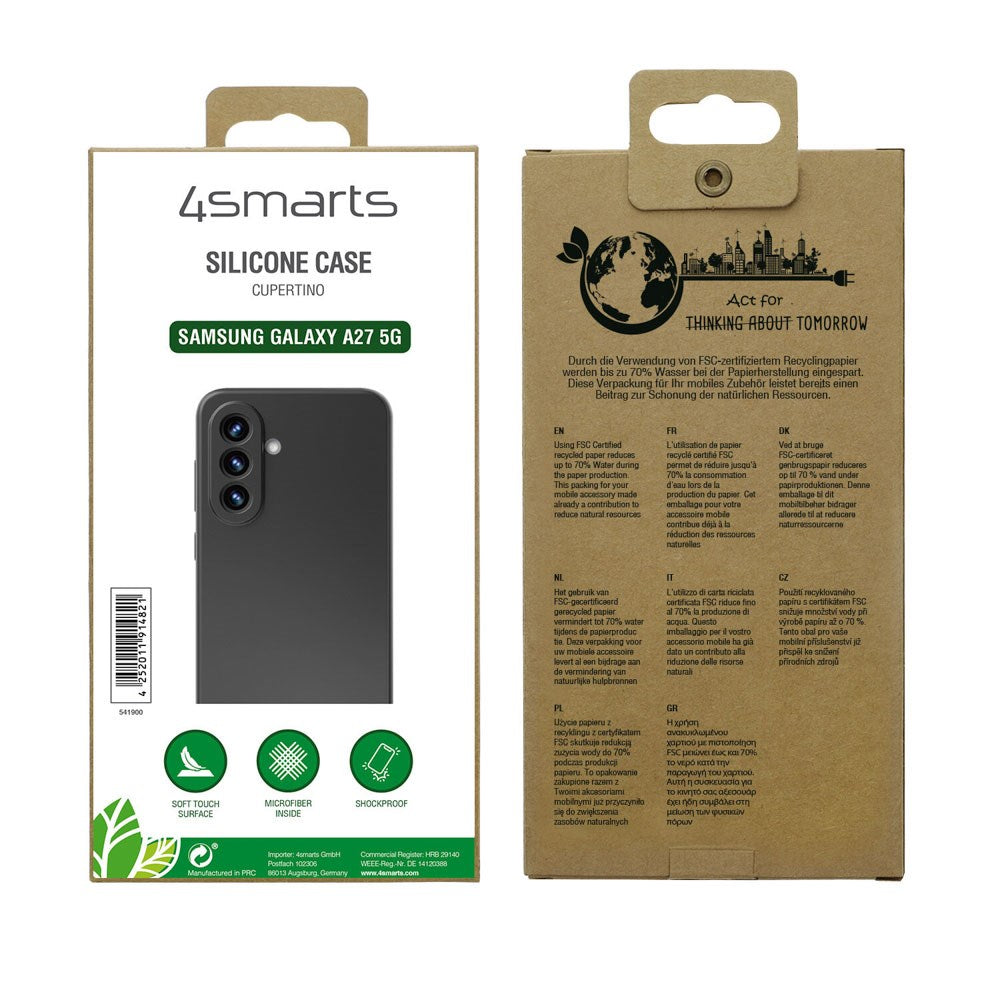 Samsung Galaxy A27 4Smarts Silicone Case - Black