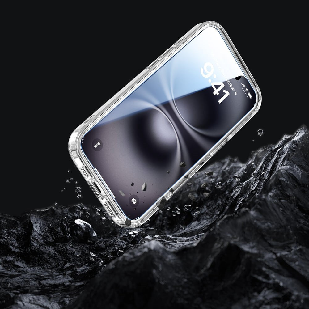 iPhone 18 Pro Max / 17 Pro Max 4Smarts 360° Protection Set with Case & Screen Protection Glass - MagSafe Compatible - Transparent