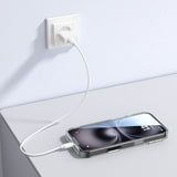 iPhone 18 Pro / 17 Pro 4Smarts 3-in-1 Premium Starter Set - MagSafe Case, Screen Protector & 20W Wall Charger - Transparent / White