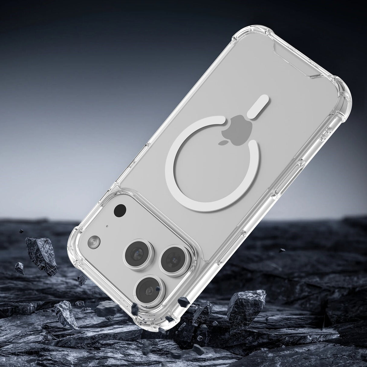 iPhone 18 Pro Max / 17 Pro Max 4Smarts IBIZA Hybrid Case - MagSafe Compatible - Transparent