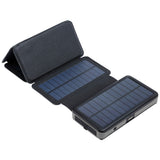 Sandberg 20W Solar Water Resistant PowerBank with 2 x USB-A & 1 x USB-C - 20000mAh - Black