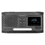 Sandberg Active Survivor Emergency Radio with 4500mAh Solar Powerbank & DAB / FM Radio - Black
