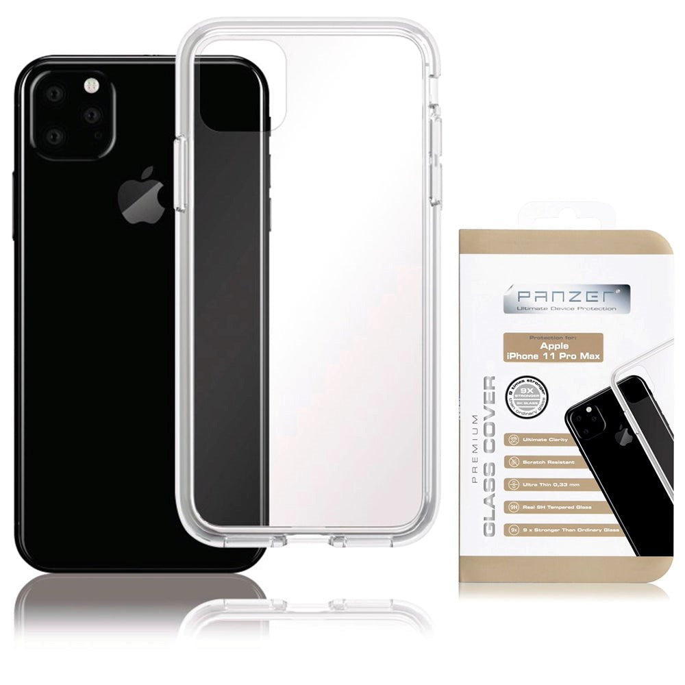 iPhone 11 Pro Max PANZER Premium Glass Back Case