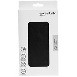 Essentials iPhone 13 Pro Leather Flip Case 2 in 1 with Card Holder - Black