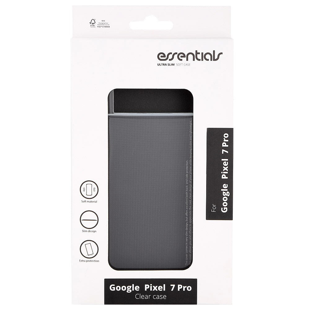 Essentials Google Pixel 7 Pro Flexible Plastic Case - Transparent