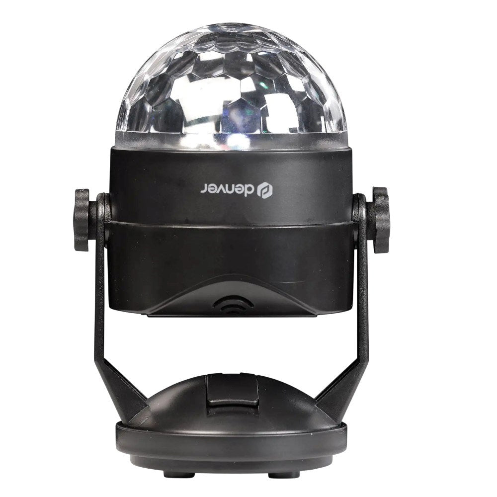 Denver LDB-319MK2 Disco Ball with LED Light & Sound - Black