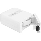 Denver MBP-16 Mini Bluetooth Thermal Printer with 4x Thermal Sticker Paper - White
