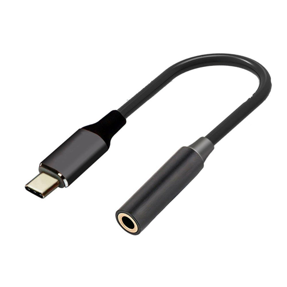 Sinox iMedia USB-C to 3.5 mm Audio Adapter - 15cm - Black