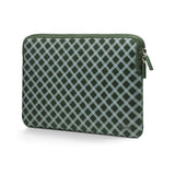 Trunk Neoprene Sleeve for MacBook 13" (30.5 x 21.5 x 1.5 cm) - Olive Green Tartan
