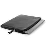 Trunk Genuine Leather Sleeve for MacBook 16" (37 x 26,5 x 2 cm) - Black