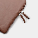 Trunk Genuine Leather Sleeve for MacBook 14" (33 x 23,5 x 2 cm) - Brown