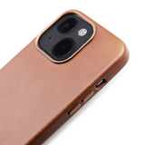 iPhone 13 Trunk Leather Case - Brown