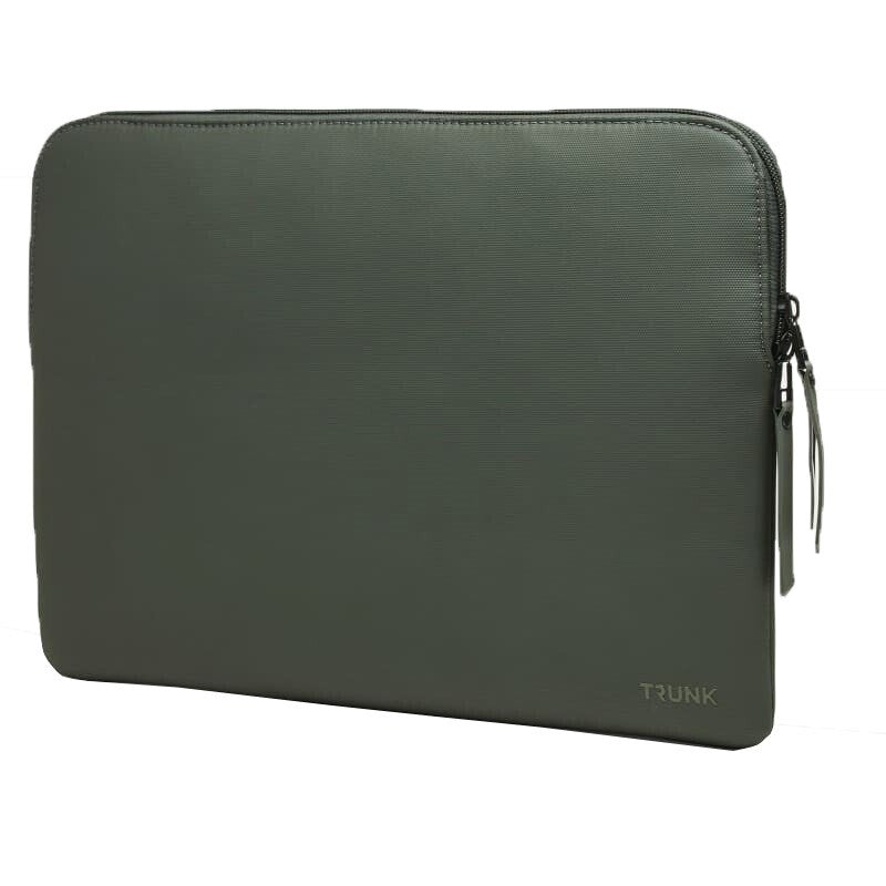 Trunk Water Resistant Sleeve til MacBook / Laptop 13" (32 x 22 x 2 Cm) - Grøn