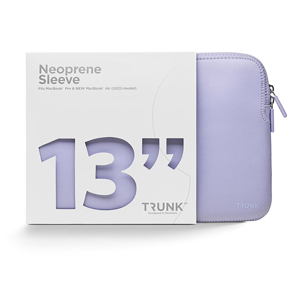 Trunk Neoprene Sleeve For MacBook & Laptop 13" (32 x 22.5 x 2 cm) - Wisteria