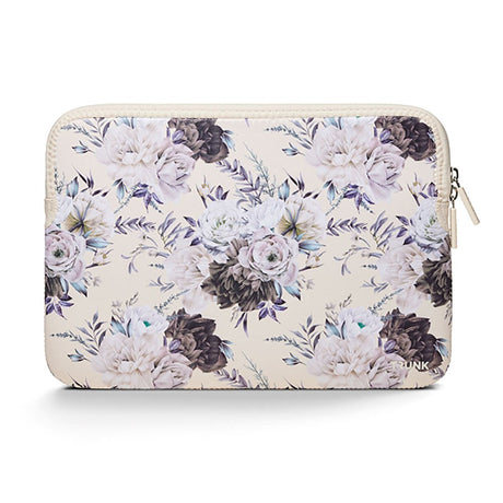 Trunk Neoprene Sleeve For MacBook & Laptop 13" (32 x 22.5 x 2 cm) - Moonlight Flower