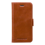 iPhone 8 Plus / 7 Plus / 6 Plus dbramante1928 Copenhagen Genuine Leather Flip Case with Wallet - Tan