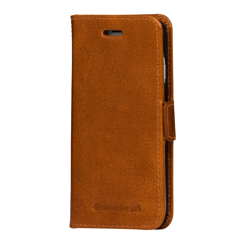 iPhone 8 Plus / 7 Plus / 6 Plus dbramante1928 Copenhagen Genuine Leather Flip Case with Wallet - Tan