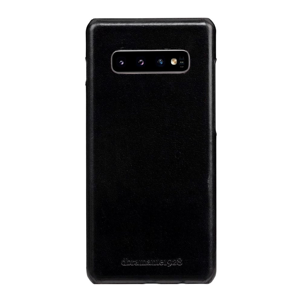 Samsung Galaxy S10+ (Plus) dbramante1928 Lynge 2-in-1 Genuine Leather Flip Case - Black