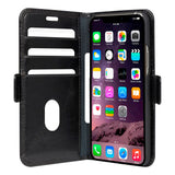 iPhone 11 Pro dbramante1928 Copenhagen Genuine Leather Flip Case with Wallet - Black