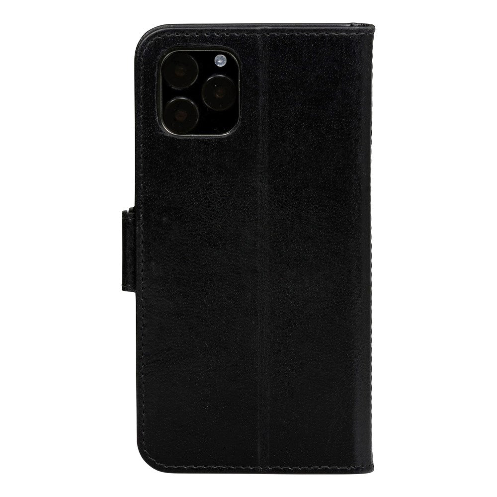 iPhone 11 Pro dbramante1928 Copenhagen Genuine Leather Flip Case with Wallet - Black