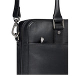 Dbramante1928 "Rosenborg" Genuine Leather 14" (35.5 x 26 cm ) Macbook / Laptop Bag - Pebbled Black