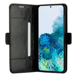 Samsung Galaxy S20+ (Plus) dbramante1928 Copenhagen Slim Genuine Leather Flip Case with Wallet - Black