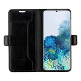 Samsung Galaxy S20+ (Plus) dbramante1928 Copenhagen Slim Genuine Leather Flip Case with Wallet - Black