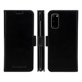 Samsung Galaxy S20 dbramante1928 Lynge 2-in-1 Genuine Leather Flip Case - Black