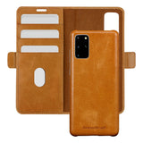 Samsung Galaxy S20+ (Plus) dbramante1928 Lynge 2-in-1 Genuine Leather Flip Case - Tan