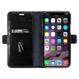 iPhone 12 Mini dbramante1928 Lynge Genuine Leather Magnet Case - Black