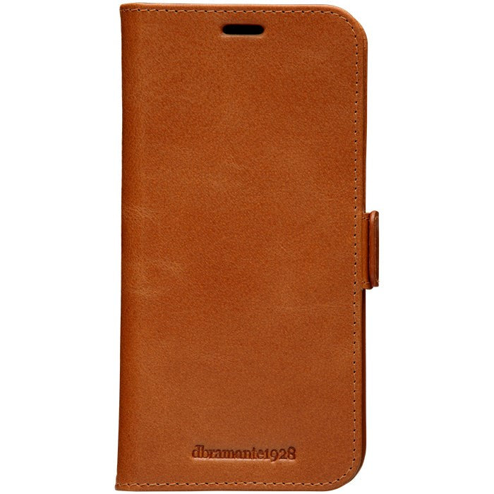 iPhone 12 / 12 Pro dbramante1928 Lynge Genuine Leather Magnet Wallet Case - Tan