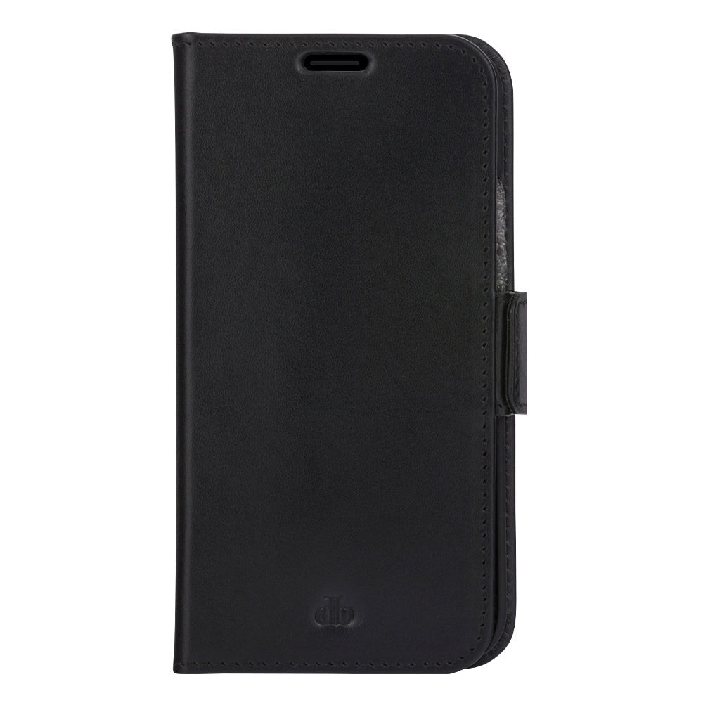iPhone 13 Pro Max dbramante1928 Copenhagen Slim Genuine Leather Wallet Case - Black