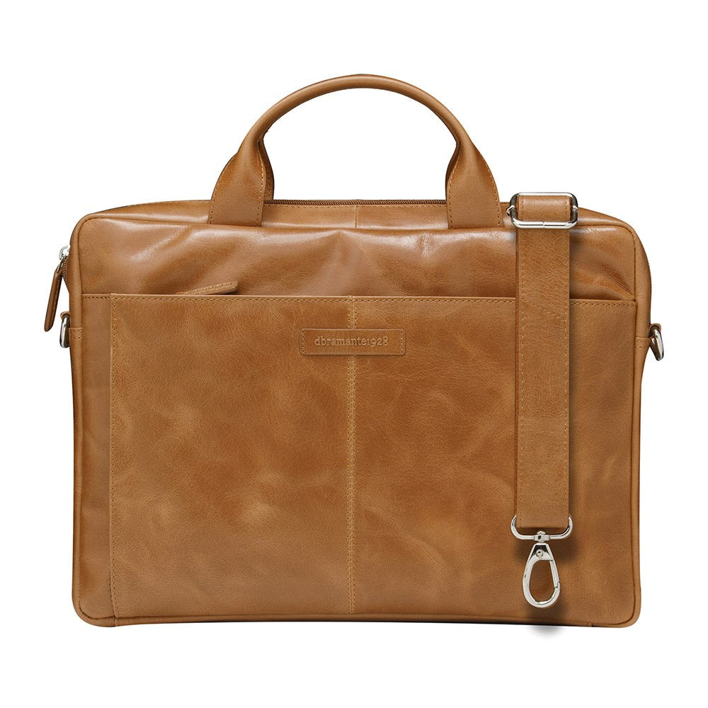 dbramante1928 Amalienborg Business Genuine Leather MacBook / Laptop Bag (260 x 360mm) 2. Gen - Tan