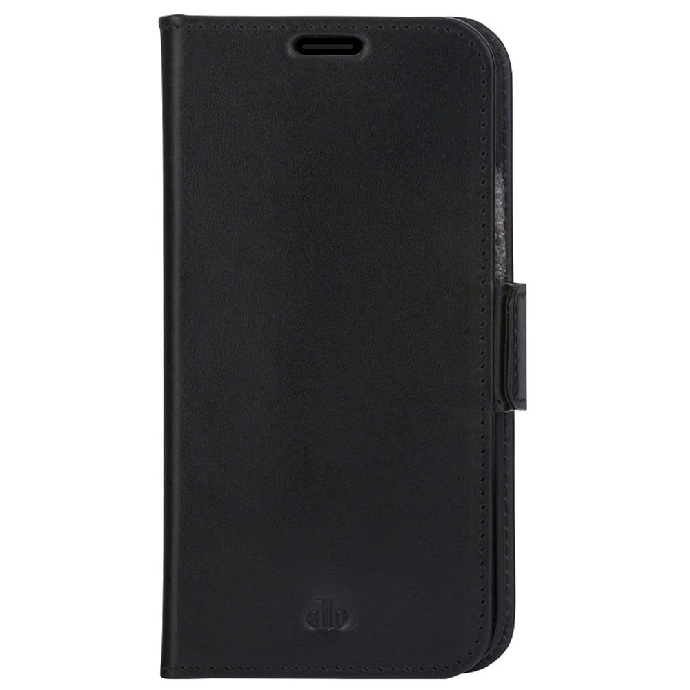 iPhone 14 Pro dbramante1928 Copenhagen Genuine Leather Magnet Flip Case - Black