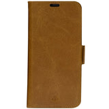 iPhone 14 Pro dbramante1928 Copenhagen Genuine Leather Magnet Flip Case - Tan