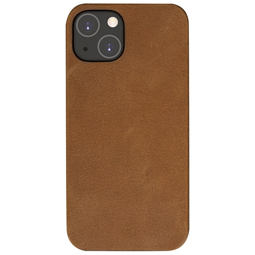 iPhone 14 dbramante1928 Lynge Genuine Leather Magnet Flip Case - Tan