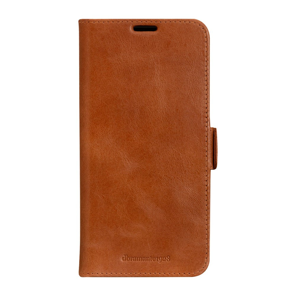 Samsung Galaxy S23+ (Plus) dbramante1928 Copenhagen Genuine Leather Magnet Flip Case - Tan