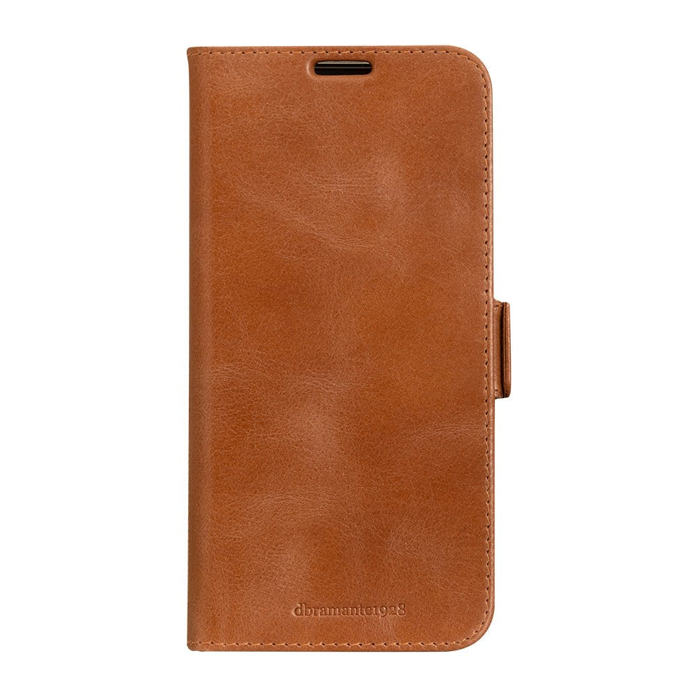 Samsung Galaxy S23 Ultra dbramante1928 Copenhagen Genuine Leather Magnet Flip Case - Tan