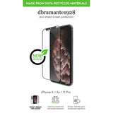 iPhone 11 Pro / Xs / X dbramante1928 Eco-Shield Screen Protector w. Installation Frame - Black Edge