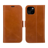 iPhone 15 dbramante1928 Copenhagen Slim Genuine Leather Case w. Wallet - Tan