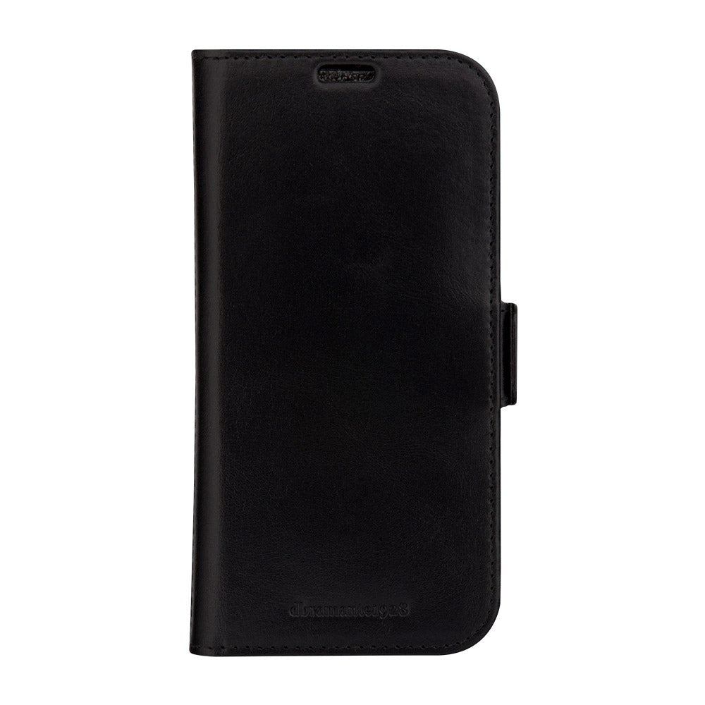 iPhone 15 Plus dbramante1928 Copenhagen Slim Genuine Leather Case w. Wallet - Black