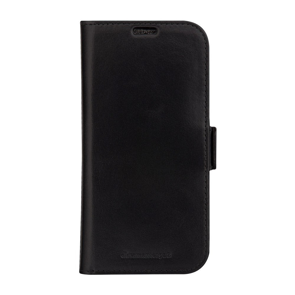 iPhone 15 Pro dbramante1928 Copenhagen Slim Genuine Leather Case w. Wallet - Black