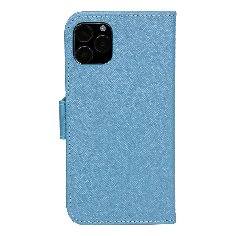 iPhone 11 Pro dbramante1928 New York 2-in-1 Genuine Leather Flip Case - Nightfall Blue