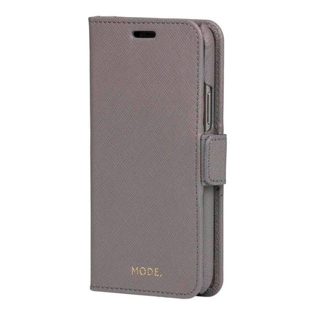 iPhone 11 Pro dbramante1928 New York 2-in-1 Genuine Leather Flip Case - Shadow Grey