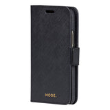 iPhone 11 Pro Max dbramante1928 New York 2-in-1 Genuine Leather Flip Case - Night Black
