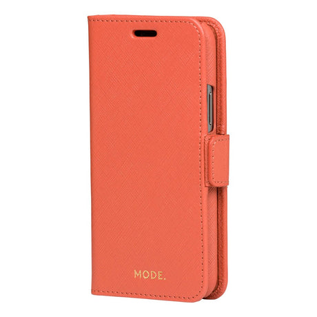 iPhone 11 dbramante1928 New York 2-in-1 Genuine Leather Flip Case - Rusty Rose