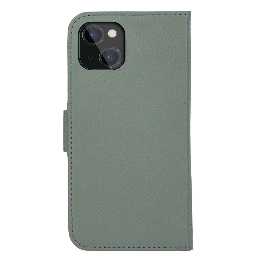 iPhone 13 Mini dbramante1928 New York Magnetic Genuine Leather Wallet Case - Greenbay