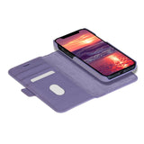 iPhone 13 dbramante1928 New York Magnetic Genuine Leather Wallet Case - Daybreak Purple