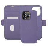 iPhone 13 Pro Max dbramante1928 New York Magnetic Genuine Leather Wallet Case - Daybreak Purple